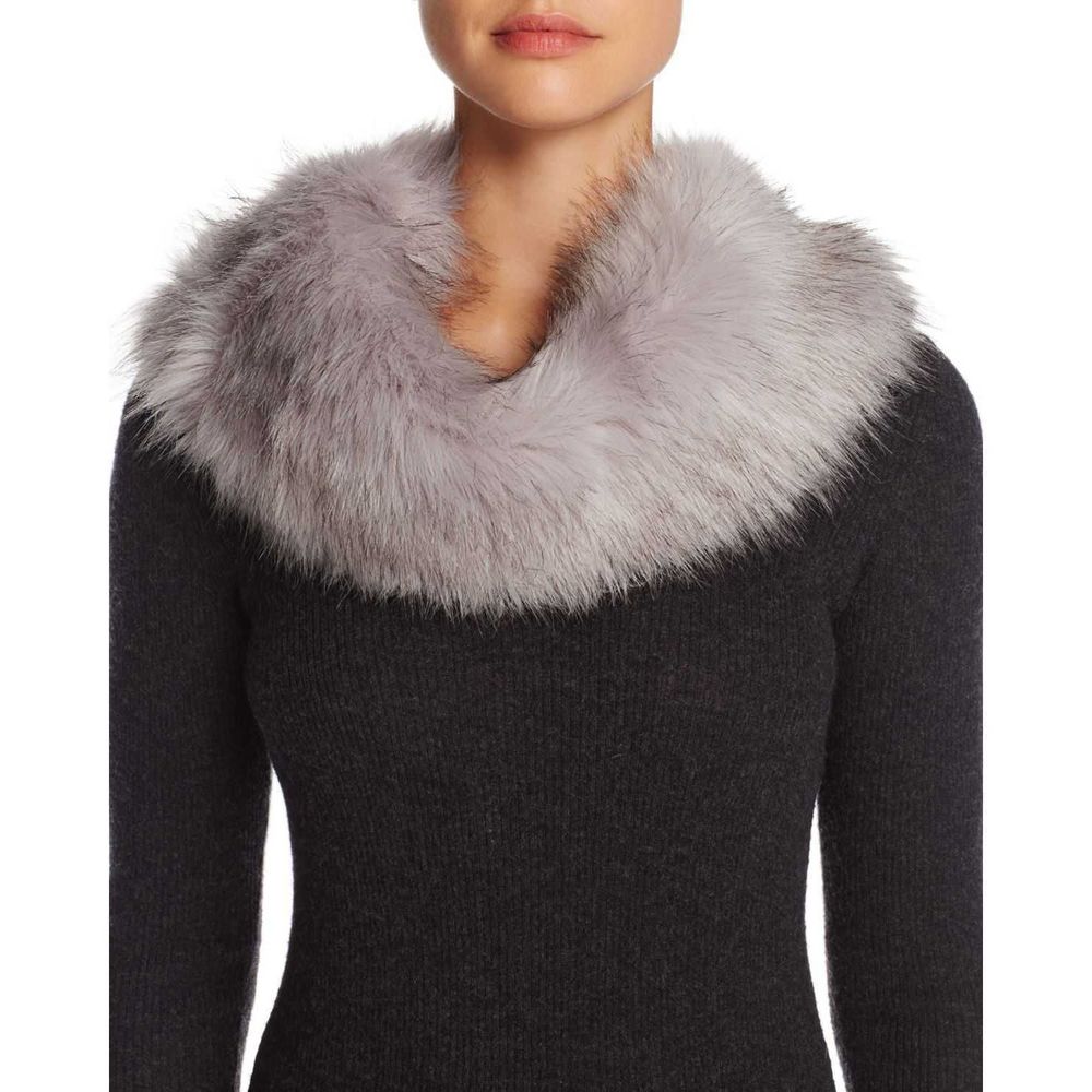 Cara New York Faux Fur Collar Wrap(Gray) NWT - Picture 1 of 3